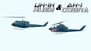 Vietnam Helicopters UH-1H Huey and AH-1 Cobra 2019 Oregon Airshow (3D Binaural Audio)🎧