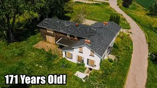 Massive Abandoned 171 year Old Farmhouse - Built in 1850 (Forgotten Homes Ontario Ep.88)