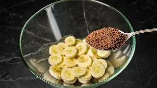 Только кофе и банан! Вкусный домашний десерт, который я никогда не устану есть