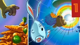 Кролик Морквяш отправился за бобрами в приключение - 1. Bunny Maze 3d
