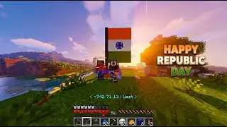 Republic Day Special | We Built the Indian Flag in Minecraft SMP | 26 January | #minecraft #gaming