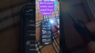 How to connect wireless visual earpick to our cellphone?please watch my video