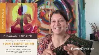 My Painting Exhibition.Yogini : energy within.17 jan 2026 # ravi paranjape art gallery 