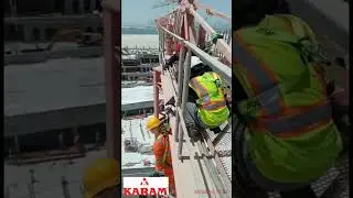 Tower crane Emergency Casualty Decent Rescue Training