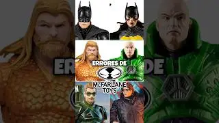 ERRORES DE MCFARLANE TOYS #mcfarlanetoys #batman #figuras #colecionables #superman
