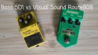 Visual Sound Route 808 vs Boss SD-1