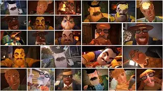 HELLO NEIGHBOR 2 ALL JUMPSCARES