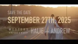 Halie + Andrew | Save the Date | September 27th, 2025 | Bearded Wolf Productions | Version 1