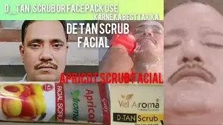 Face pack de tan scrub facial