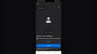 Update Zoom Class Joining & Conversation in mobile phone