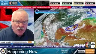 Hurricane Flossie Weakens, Tropical Development Chances Increase in the Southeast US and Virginia 24