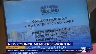 New Midland Council Members Sworn In