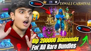 Rip 200000 Diamonds For Diwali Carnival All Rare Bundles 😭 | मेरे सारे डायमंड लूट लिए 😡 #ajjubhai