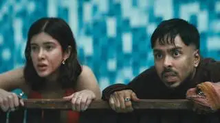 Tu Ya Main Trailer Review: Adarsh Gourav, Shanaya Kapoor try to escape a deadly crocodile