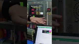 PLC Mitsubishi รับค่าส่งค่าจาก temp Controller ผ่าน RS485 Modbus RTU