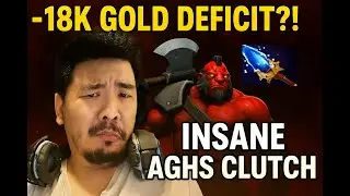 18K Gold Comeback?! Axe vs Super Farmed Necro & Medusa | Insane Aghanim's Late Game Clutch!