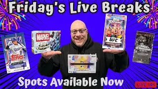 Friday's Live Breaks....Marvel, UFC Chrome, Fanatics Fest Exclusives and More