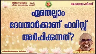 ഏതെല്ലാം ദേവന്മാർക്കാണ് ഹവിസ്സ് അർപ്പിക്കുന്നത്? | To which all Gods is Havis offered?