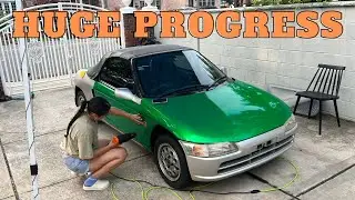 Wrapping My Honda Beat!