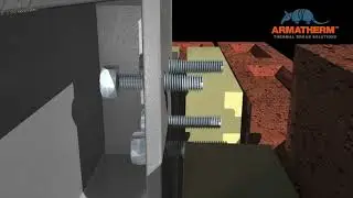 How to reduce thermal bridging through a steel canopy or balcony with Armatherm&trade;