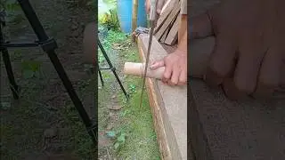how I cut bamboo #fyp #virals #trending #tricks ##skills #bamboo