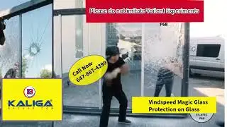 STOP Burglars COLD! 🥶 Vindspeed Glass Protection SHOCKPROOF Door and Window Film Test