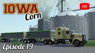 🔴 LIVE - Finishing the Harvest! - Flint Hills - Episode 19 - Farming Simulator 19