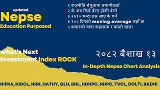 Nepse Analysis NIFRA, HIDCL, NRN, HATHY, GLH, BHL, HDHPC, NHPC, TVCL, DOLTI, RADHI investment rock