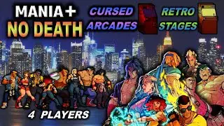 Streets of Rage 4 ALL SoR4 Characters Arcade Mania+ No Death 4 Players