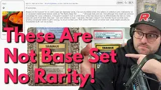 Watch This To Become Smarter Than Grading Companies - No Rarity Base Set Pokemon Card Mislabels