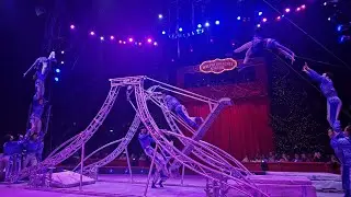 Wuhan Acrobatic Troupe China Weltweihnachtscircus Stuttgart 2024/25 Schleuderbrett Zirkus Wuhan At