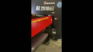 2013 Amada AE 2510-NT CNC Turret Punch 2166 hours 22 ton Capacity