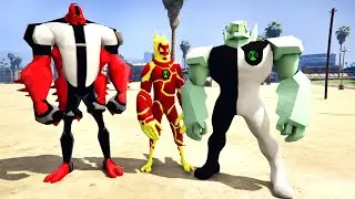 Ben 10 Elmas Kafa Ateş Topu D&ouml;rt Kol - &Ccedil;izgi Film Tadında Oyun