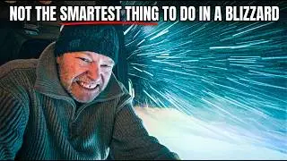 THIS IS BAD! 48 Hours Surviving the Craziest BLIZZARD of My Life: Van Camping in Arctic Snow Storm