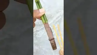 Crafting an Exquisite Handmade Bamboo Gun: DIY Artistry at its Finest. #diy #gun #bamboo #shorts #yt