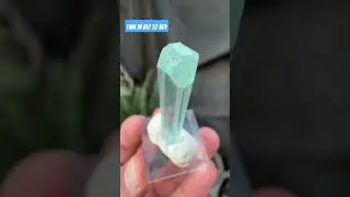 Clean Aquamarine Crystal from Shigar, Pakistan(UG) ~ 6 Grams ~ 44 x 9 x 7 mm #aquamarinecrystal