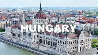 FLYING OVER HUNGARY - 4K Scenic Film With Calming Music