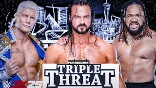 FULL MATCH : Cody Rhodes Vs. Drew McIntyre Vs. Jacob Fatu - WWE Undisputed Championship Match #wwe