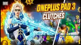 OnePlus Pad 3 BGMI 120 FPS Test with FPS Meter | Snapdragon 8 Elite is very Power #solovssquads