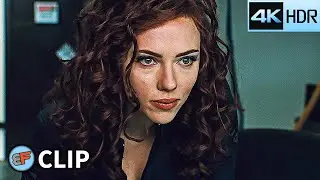 Black Widow Reboots War Machine's Suit Scene | Iron Man 2 (2010) 4K HDR Movie Clip