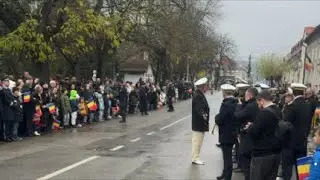 Defilare &icirc;n Șimleu Silvaniei de Ziua Naționalā a Rom&acirc;niei