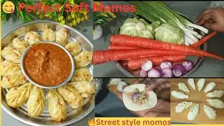 मोमोज बनाने का सबसे आसान तरीका।Veg Momos Recipe। easy veg recipe @urmilakirashoi25 