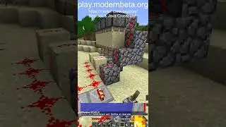 Redstone Accident in Modern Beta SMP #minecraft #shorts #modernbeta