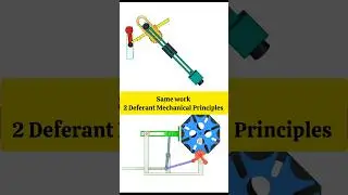 Quick Placed Mechanical Principles &ndash; 2 Different Principles, Same Work! ⚙️ #Shorts