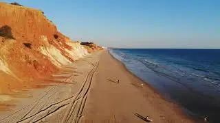 Praia da Fal&eacute;sia drone impressions 4K