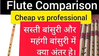 Flute comparison | cheap flute vs Professional Flute