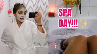 SPA DAY COMPLETO EM CASA!!! 🛀 | Lah Rios