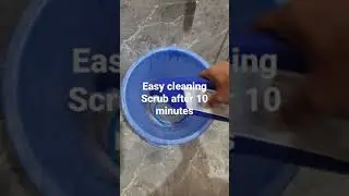 How to clean bathroom buckets in 10mins#shorts#new vlogs by narmada#remove hard strains on bucket