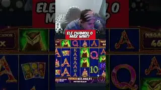 ELE CHAMOU O MAX WIN! #aposta #slot #apostas #dinheiro #casino