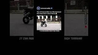 This AI-powered Robot Bike Can Ride Backward & Jump. Here's How #robot #shorts #engineering #ai